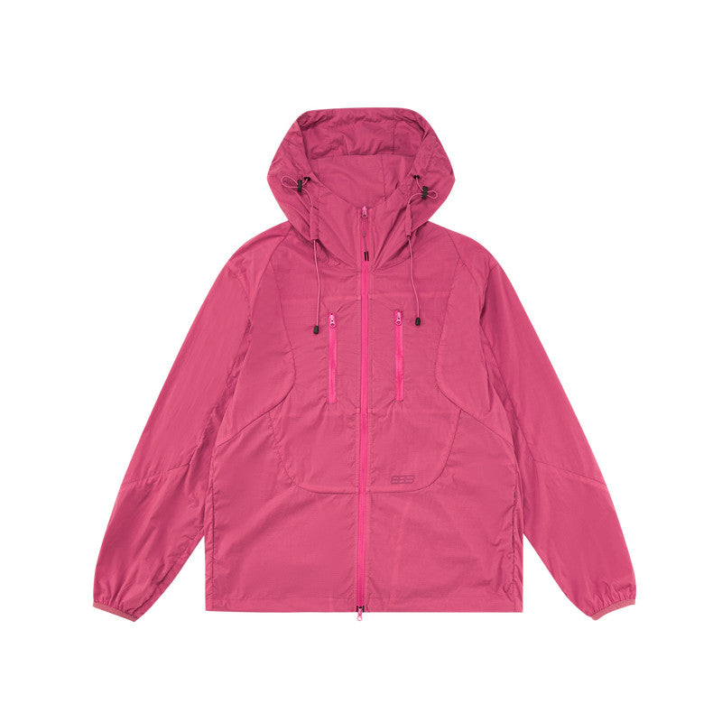 FPA Moisture-Wicking Outdoor Sun Protection Skin Jacket, Chinese Street Style, Lightweight Breathable Summer Couple Sunscreen Shirt