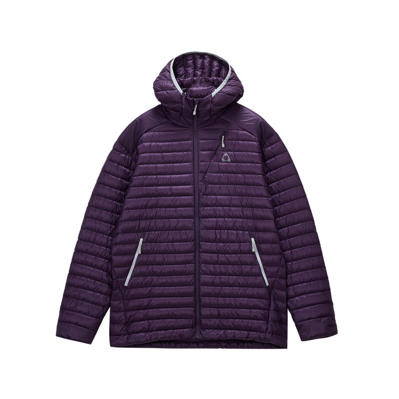 FPA 800FP 95% White Duck Down Ultra-Fine Quilted Outdoor Down Jacket for Men with Hood