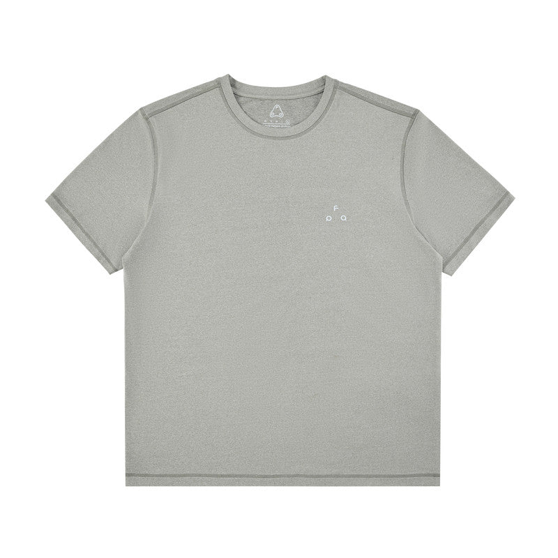 FPA Small Triangle Logo Hasselblad Short Sleeve Summer Fitted Basic Logo Casual Round Neck Couple Sports T-Shirt for Men