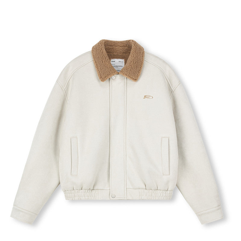 FPA Faux Shearling Jacket for Fall/Winter – Loose-Fit, Trendy, Unisex, Short Collar Coat