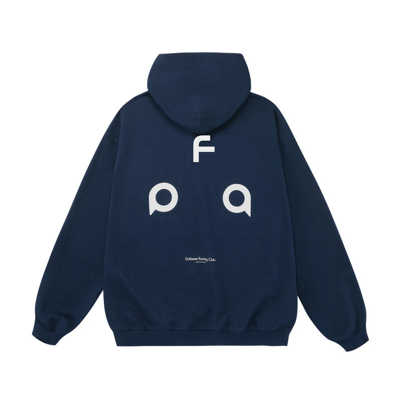 FPA Warm Fleece Pullover Hoodie for Couples - Chinese Street Style Spring/Autumn Casual Set