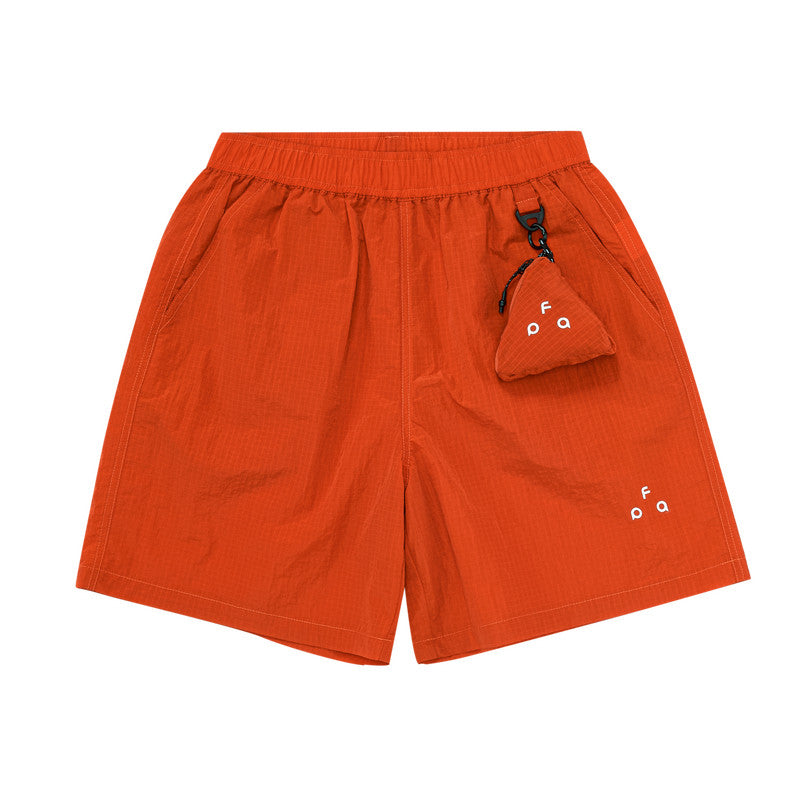 FPA Outdoor Detachable Storage Convertible Bag Hidden Pocket Textured Five-Point Shorts Men's Lightweight Casual Shorts