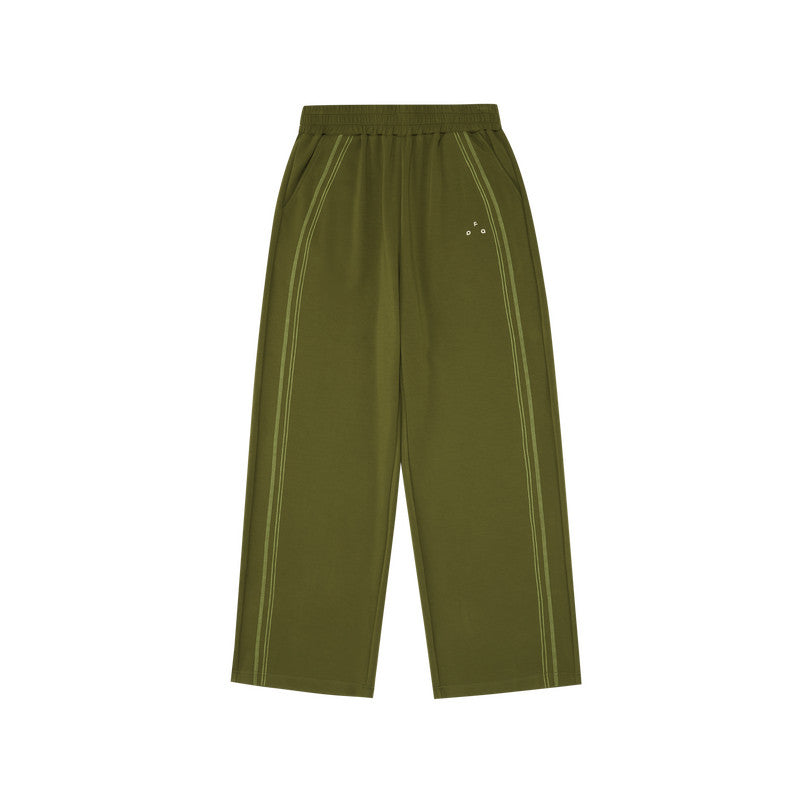 FPA Sport Skin-Friendly Air Layer Contrast Color Pants Straight Leg Loose Chinese Street Style Summer Couple Casual Trousers