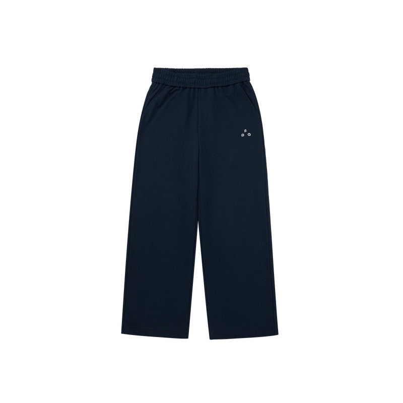FPA Heavyweight Terry Cloth Warm Lounge Pants – Straight Leg, Relaxed Fit, Unisex Casual Black Sweatpants for Men