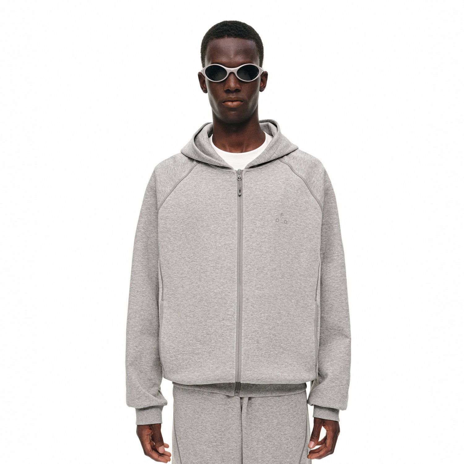 FPA Outdoor Drape-Skin-Friendly Hasu Line Knit Sweatpants Autumn Loose Wide-Leg Versatile Casual Long Pants for Men