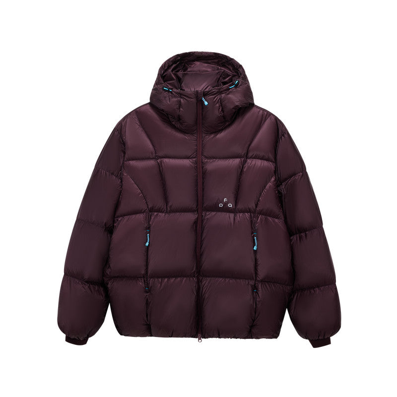FPA 800FP 95% White Duck Down Aurora Water-Repellent Hooded Down Jacket – Winter Couple's Premium Style
