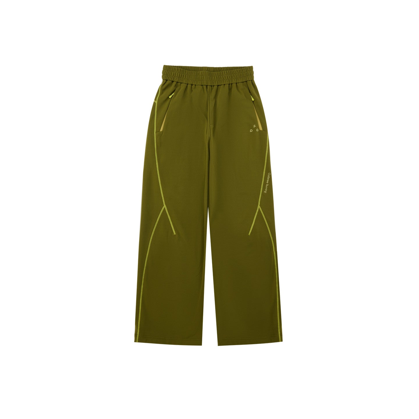 FPA Outdoor Sports Contrast Color Textured Plaid Straight-Leg Casual Pants for Couples, Relaxed Fit
