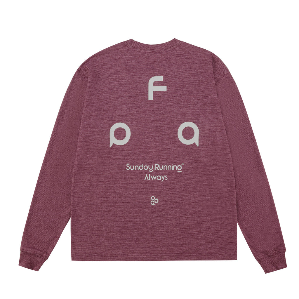 FPA Moisture-Wicking 7A Antibacterial Long-Sleeve Outdoor Sports Tee for Men and Women, Spring Casual Crew Neck
