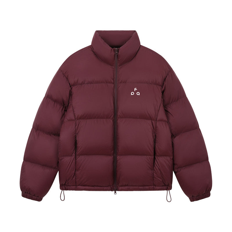 FPA Brand Logo Stand Collar Down Jacket - Winter Thick Warm Casual Sports Couple Coat