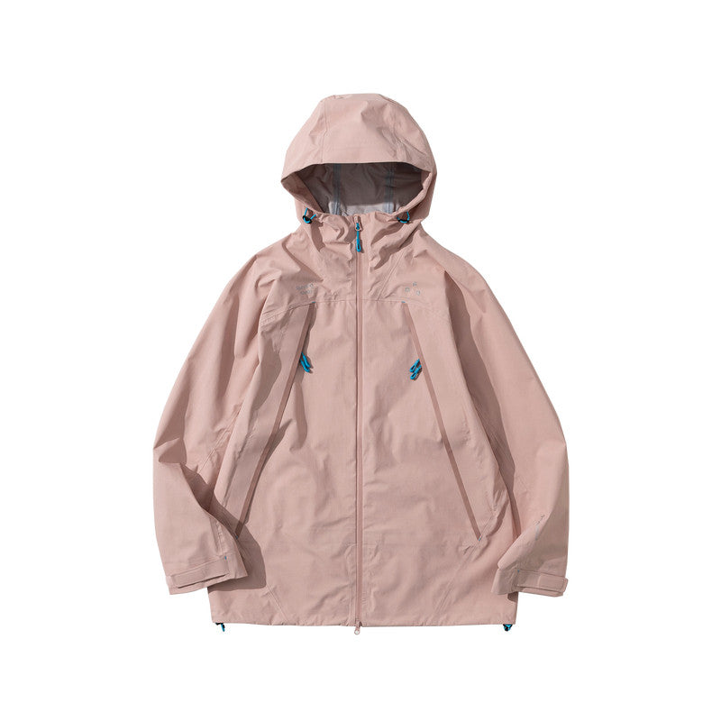 FPA Fully Taped 3-Layer Hardshell Jacket for Outdoor Hiking, Windproof Sports Mountaineering Coat