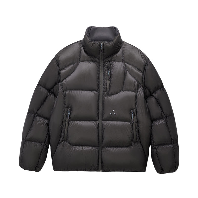 FPA 800FP 95% White Duck Down Aurora Structured Stand Collar Down Jacket – Winter Heavyweight Couple's Down Coat