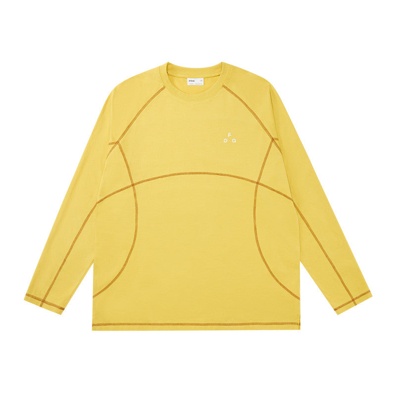 FPA Quick-Dry Sports Outdoor Long Sleeve T-Shirt, Spring/Autumn, Chinese Trend Design, Loose Round Neck, Couple Style