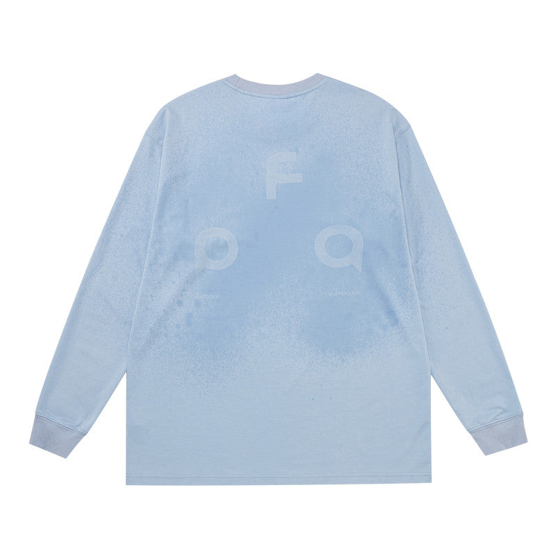 FPA Water-Activated Smart Moisture-Wicking Long-Sleeve Tee – Chinese Streetwear, Outdoor Round Neck, Relaxed Fit