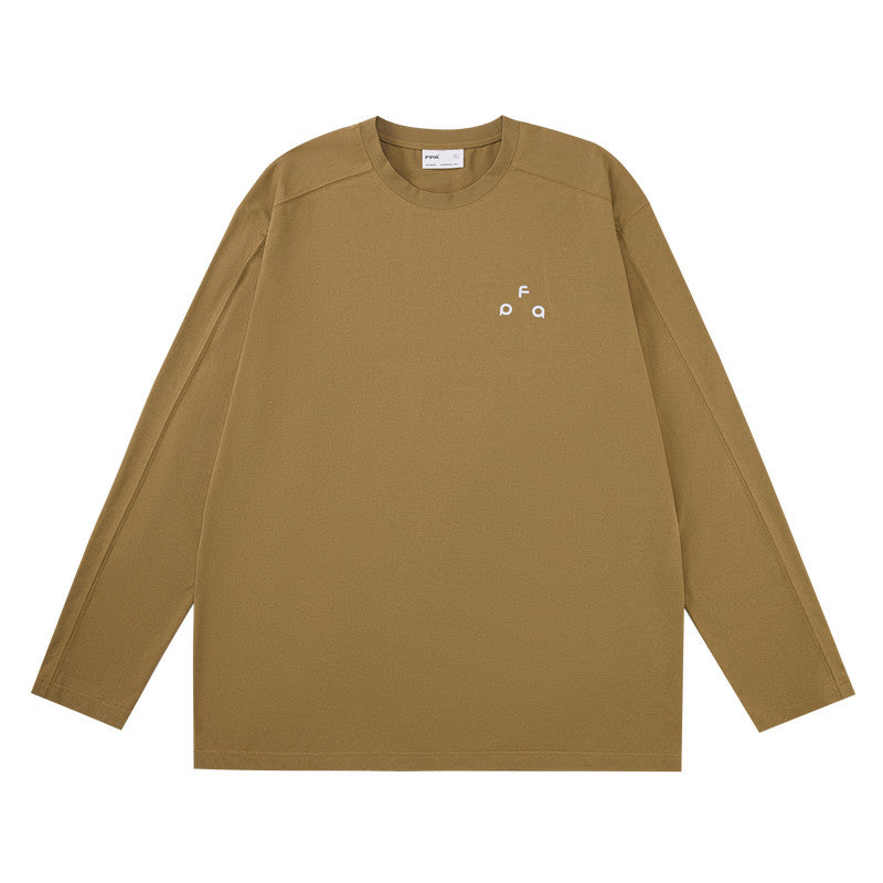 FPA Sorona Antibacterial Comfortable Long Sleeve Outdoor Quick-Dry Crew Neck Basic Casual Couple's Autumn T-Shirt