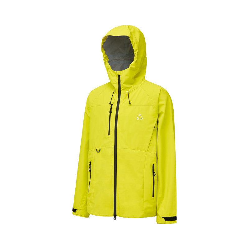 FPA Color-Block Multi-Pocket 3L Hardshell Jacket with Seam-Sealed Construction for Outdoor Sports, Hiking, and Mountaineering