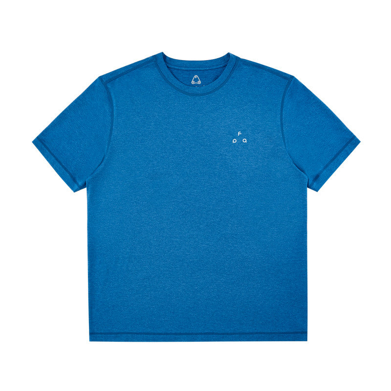 FPA Small Triangle Logo Hasselblad Short Sleeve Summer Fitted Basic Logo Casual Round Neck Couple Sports T-Shirt for Men