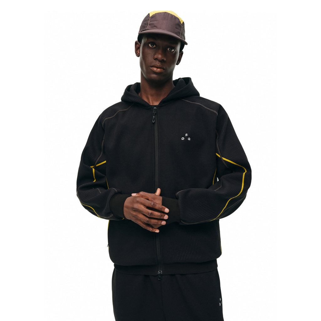 FPA Waffle Fleece Color-Block Lounge Pants Set - Fall Basic Logo Color-Block Wide-Leg Casual Pants for Men