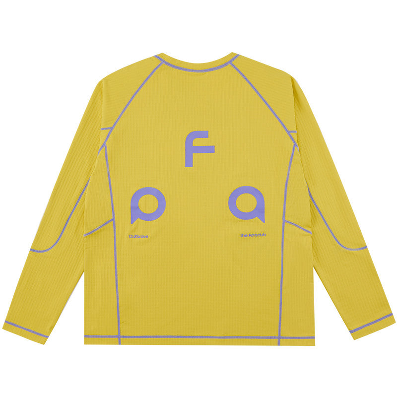 FPA Fleece Moisture-Wicking Anti-Static Long-Sleeve Outdoor Sports Tee - Casual Couple Round Neck T-Shirt