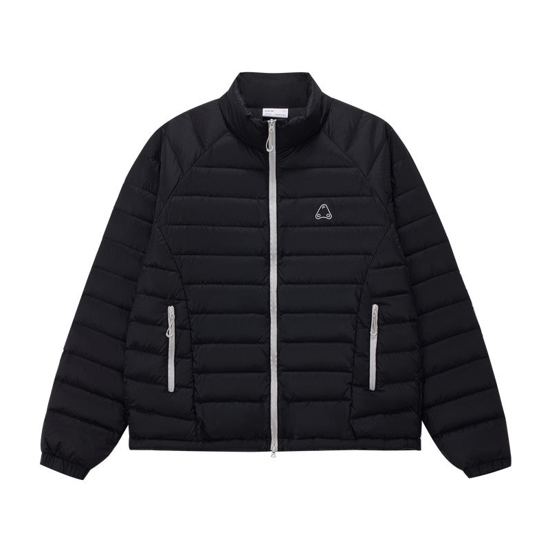 FPA Color-Block Lightweight Down Jacket for Couples, 90% White Duck Down, Outdoor Sports, Autumn/Winter
