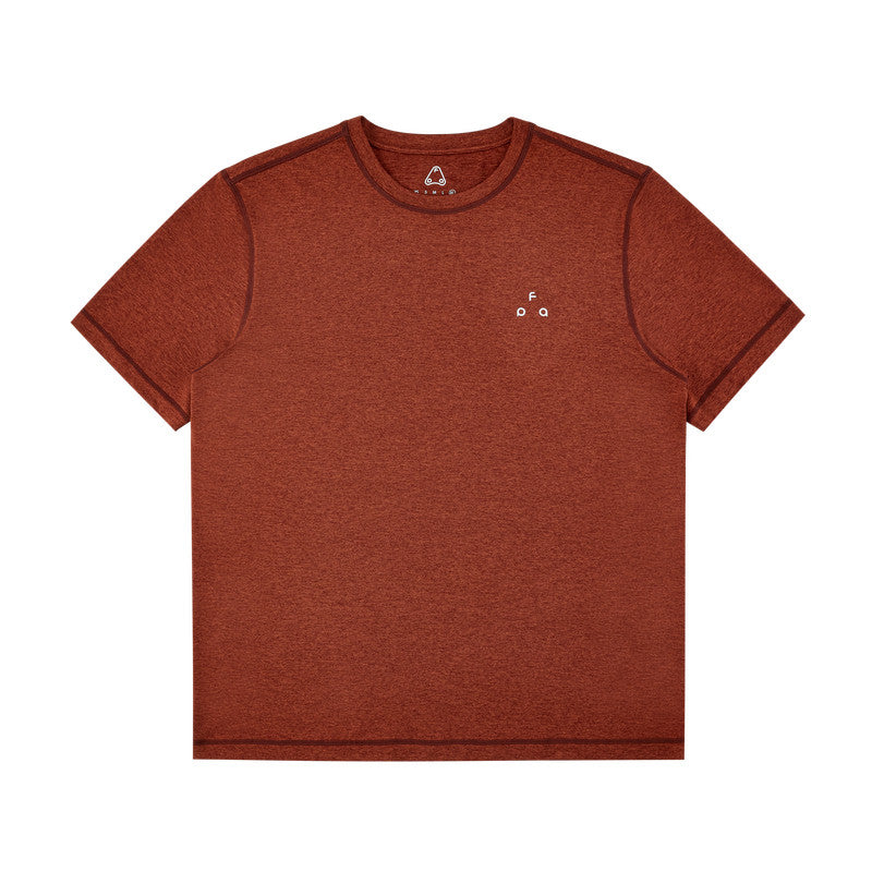 FPA Small Triangle Logo Hasselblad Short Sleeve Summer Fitted Basic Logo Casual Round Neck Couple Sports T-Shirt for Men