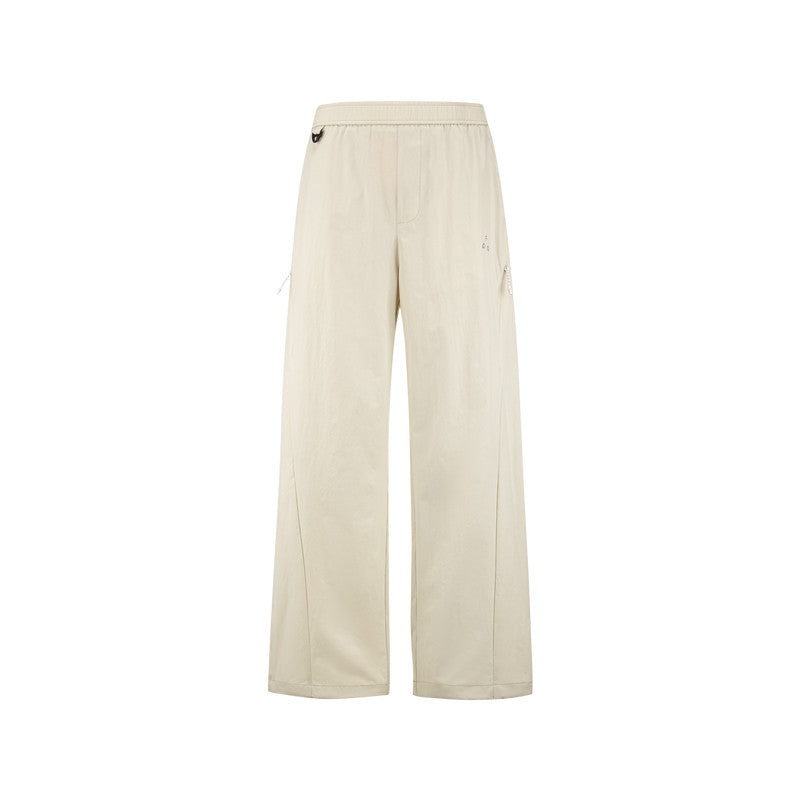 FPA Outdoor Loose Lightweight Breathable Softshell Skin-Friendly Curved Cut Long Pants – Chinese Trend Straight-Leg Sports Casual Pants for Men