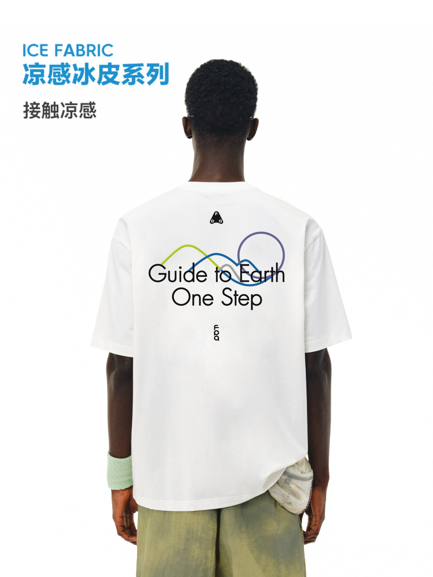 FPA Cool-Touch Ice Skin Athletic Outdoor Half-Sleeve T-Shirt 2026 New Summer Round Neck Loose Couple White Short Sleeve