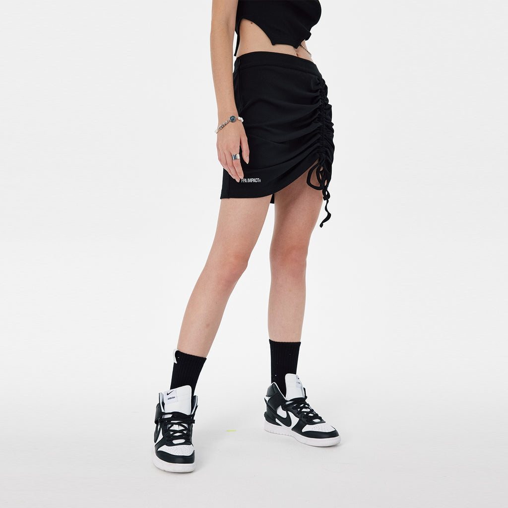 FPA (VENGETICE) Webbing Strap Fitted Dress – Chinese Streetwear Bodycon Mini Dress, Slimming & Leg-Lengthening Sexy Skirt