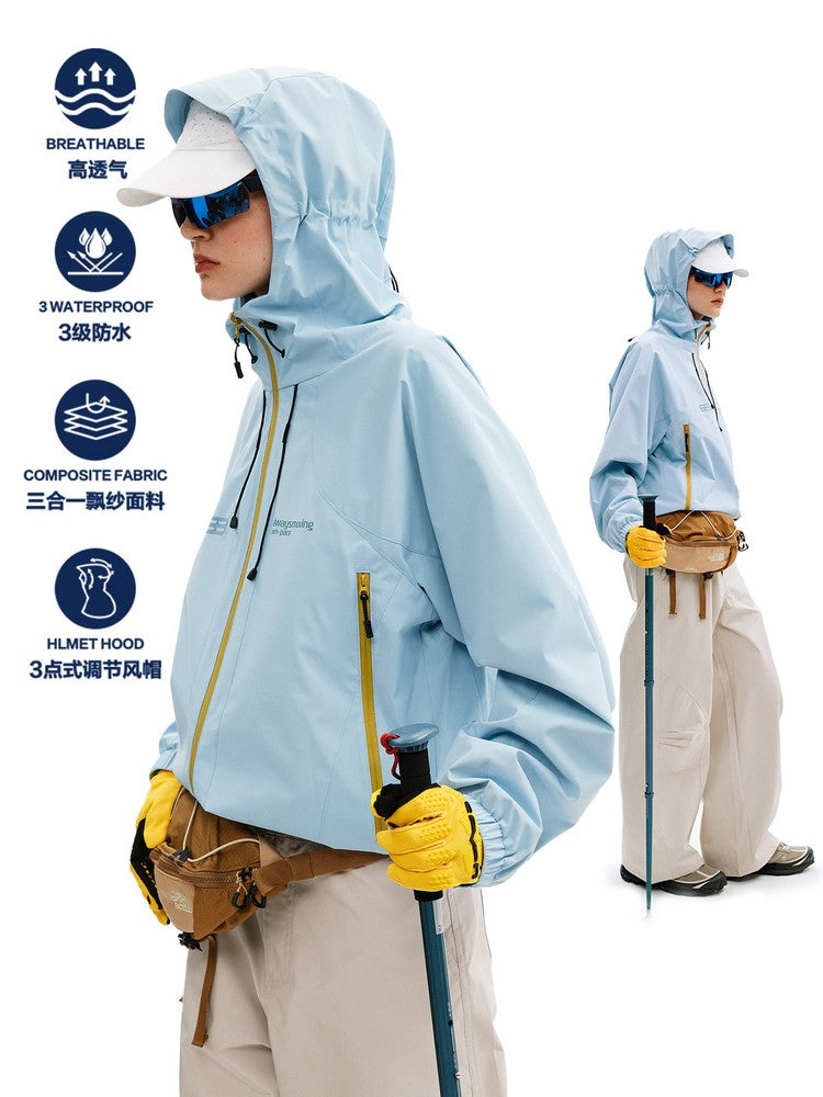 FPA Waterproof Breathable Outdoor Jacket Windproof Trekking Climbing Coat for Men and Women