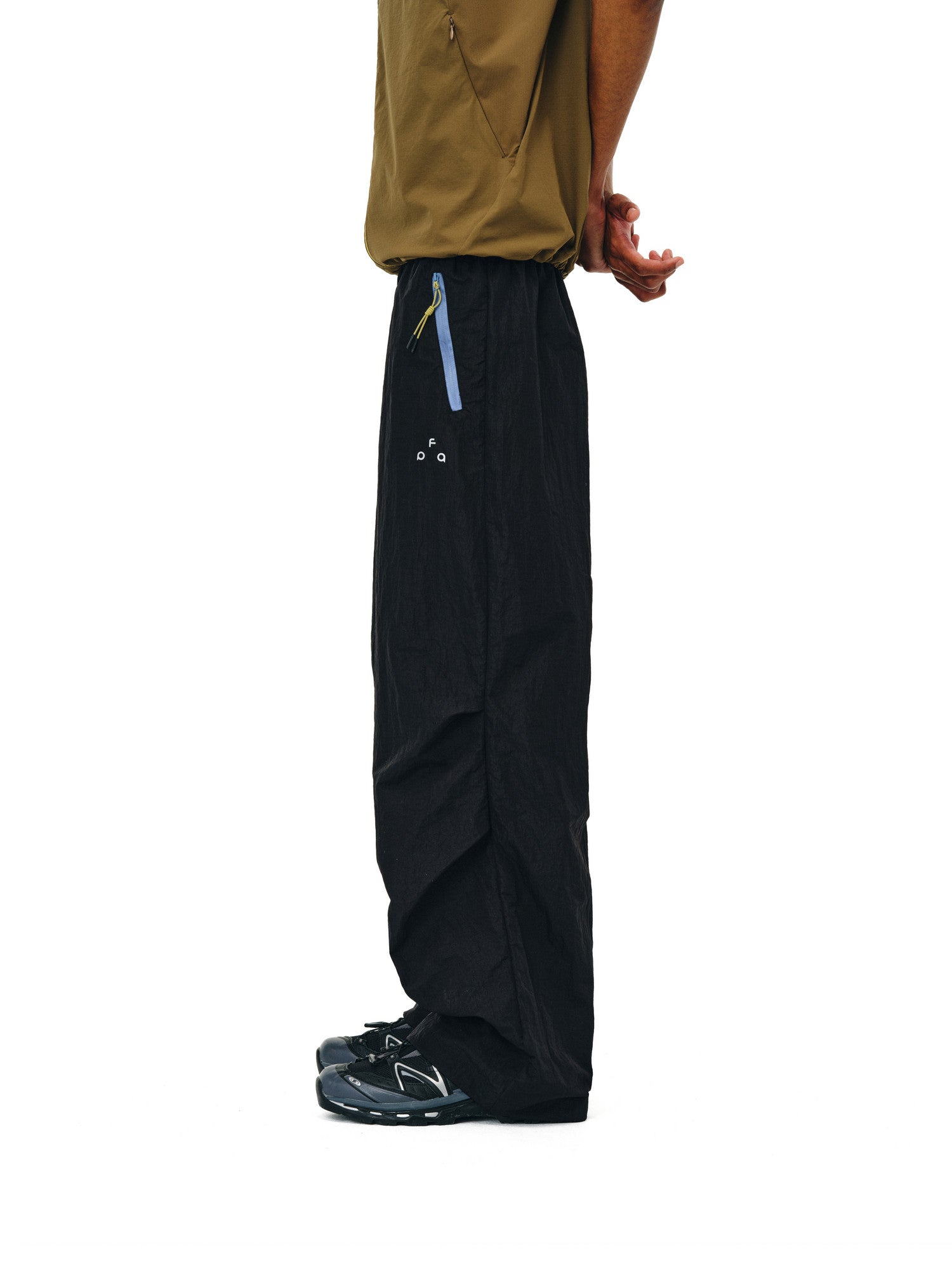 FPA Outdoor Color-Block Zipper Water-Repellent Paratrooper Pants Summer Lightweight Loose Casual Trendy Sports Pants