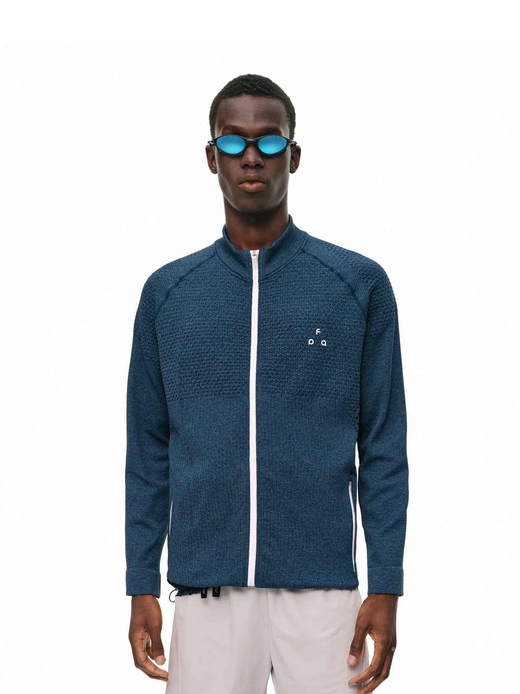FPA Knit Yarn Fleece Jacket 2026 Fall New Style Casual Outdoor Sports Zip-Up Stand Collar Jacket