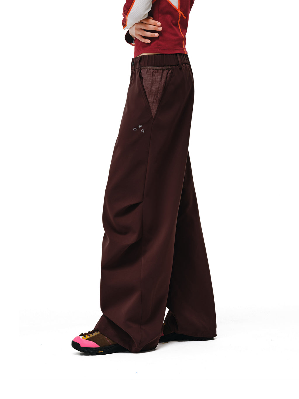 FPA Outdoor Pleated Curved Loose Paratrooper Pants Unisex Trendy Casual Sports Long Pants