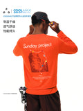 FPA COOLMAX Long Sleeve Quick-Dry Outdoor Training T-Shirt with Rock Print