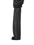 FPA Checkered Texture Hasso Sweatpants – Loose Straight-Leg Contrast Color Couple Casual Long Pants for Spring/Autumn