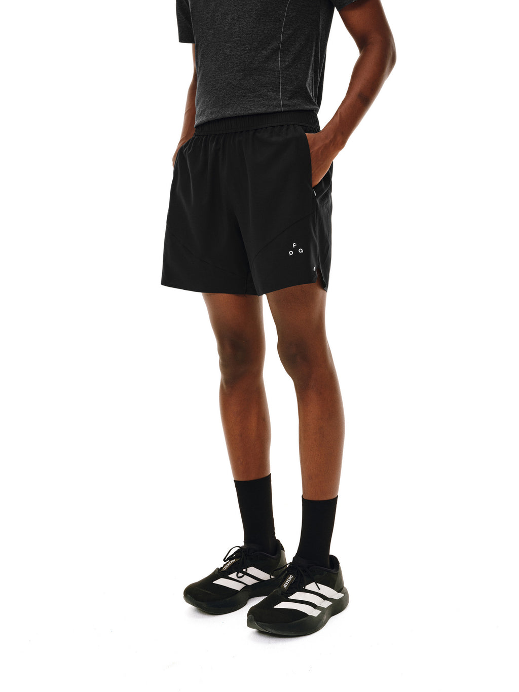 FPA Webbing Multi-Pocket Quick-Dry Shorts 2026 New Summer Loose Straight-Leg Casual Pants for Men in Black