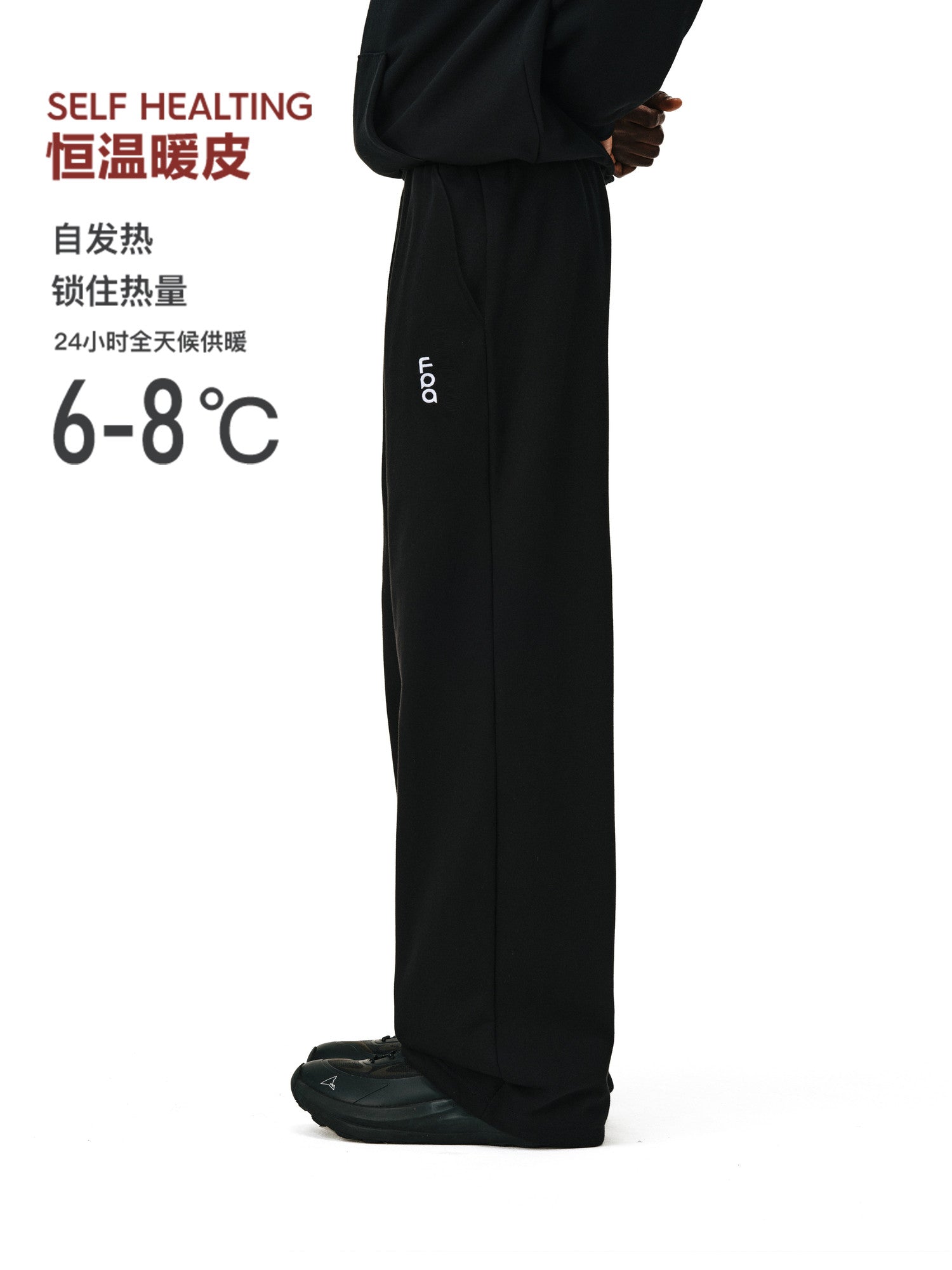 FPA Basic Logo Sweatpants Casual Heavyweight Loose Fit Unisex Straight Leg Long Pants for Men