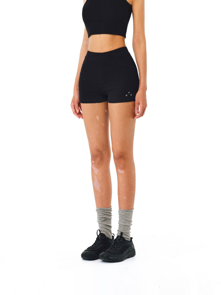 FPA Women's Athletic Running Shorts – Summer Black Slim Fit High-Waist Casual Shorts