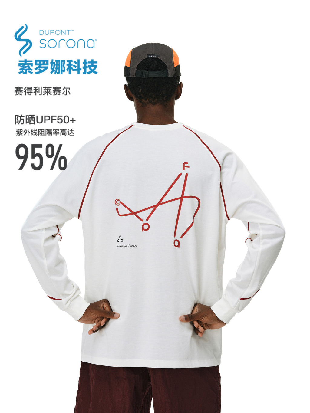 FPA Color-Block Hasselblad Sports Pattern Long-Sleeve T-Shirt