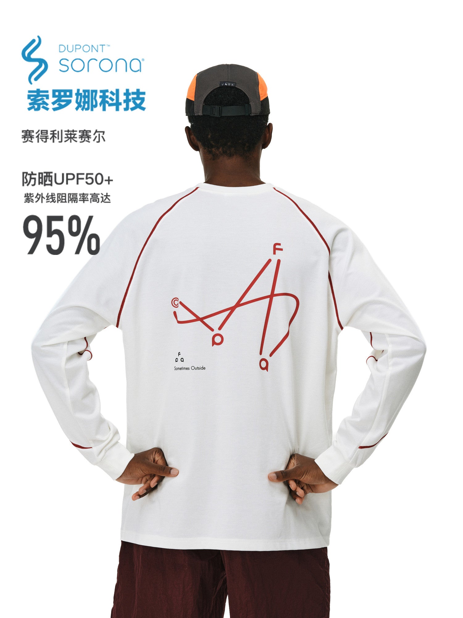 FPA Color-Block Hasselblad Sports Pattern Long-Sleeve T-Shirt