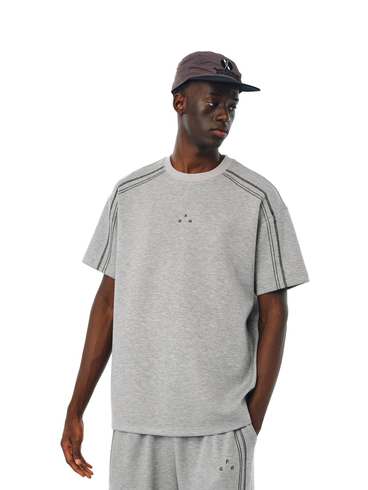 FPA Color-Block Hassel Line Air Layer T-Shirt 2026 New Summer Half-Sleeve Casual Round Neck Short Sleeve Men
