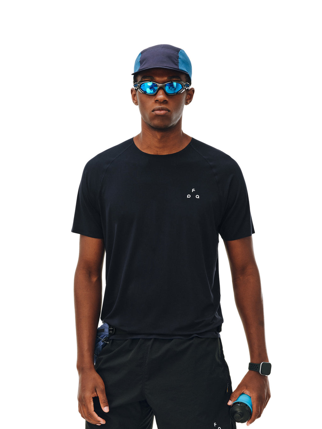 FPA Seam-Sealed Sports Short Sleeve T-Shirt for Men - Summer Round Neck Premium Craftsmanship Basic Logo Outdoor Fitness Tee