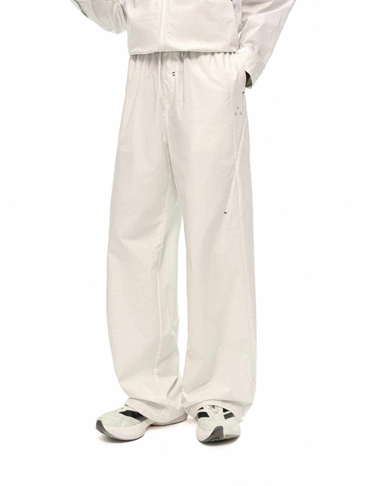 FPA Fine Grid High-Density Casual Pants Set - Spring/Autumn Loose Straight-Leg Unisex Versatile Athletic Pants