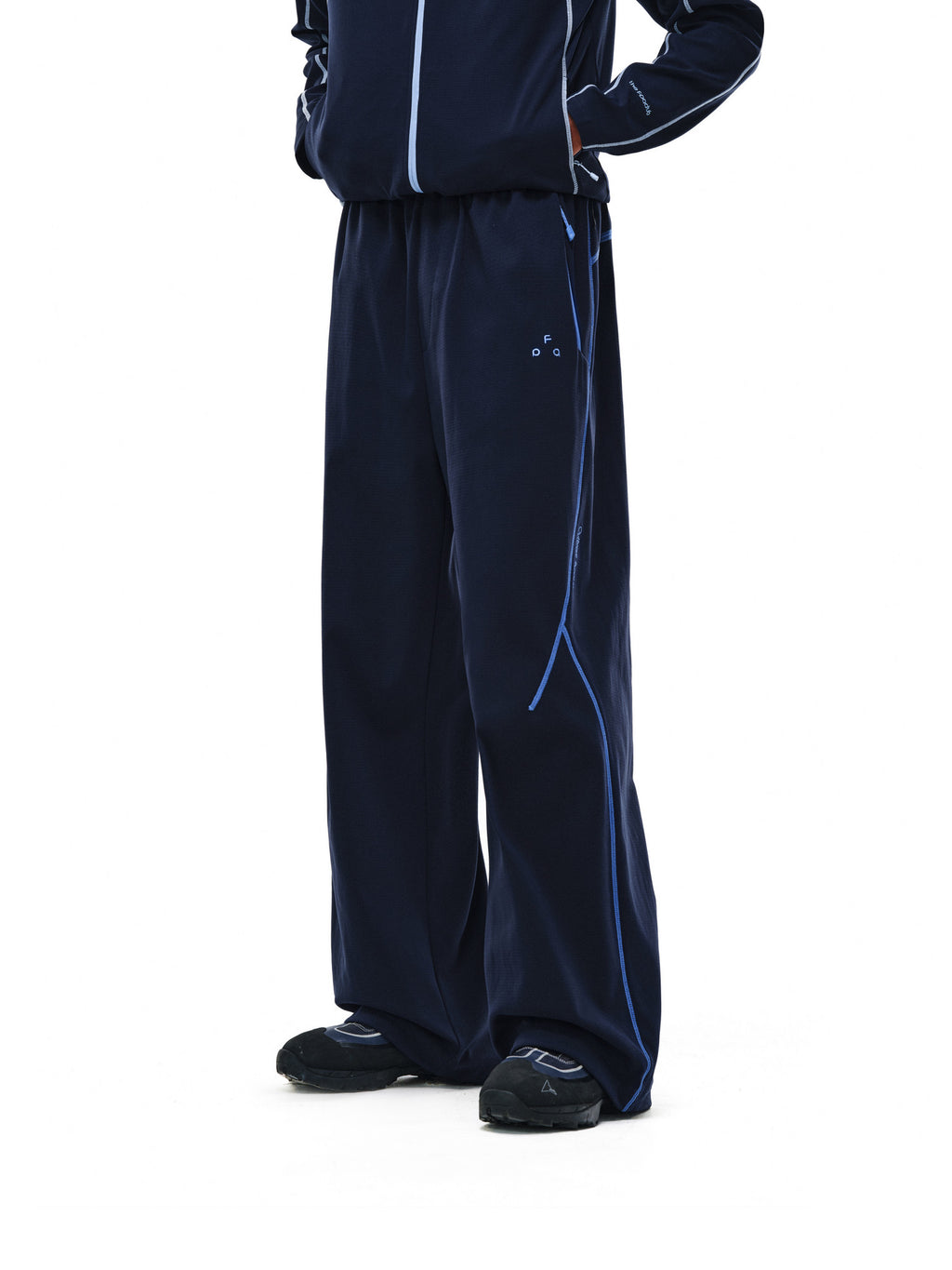 FPA Outdoor Sports Contrast Color Textured Plaid Straight-Leg Casual Pants for Couples, Relaxed Fit