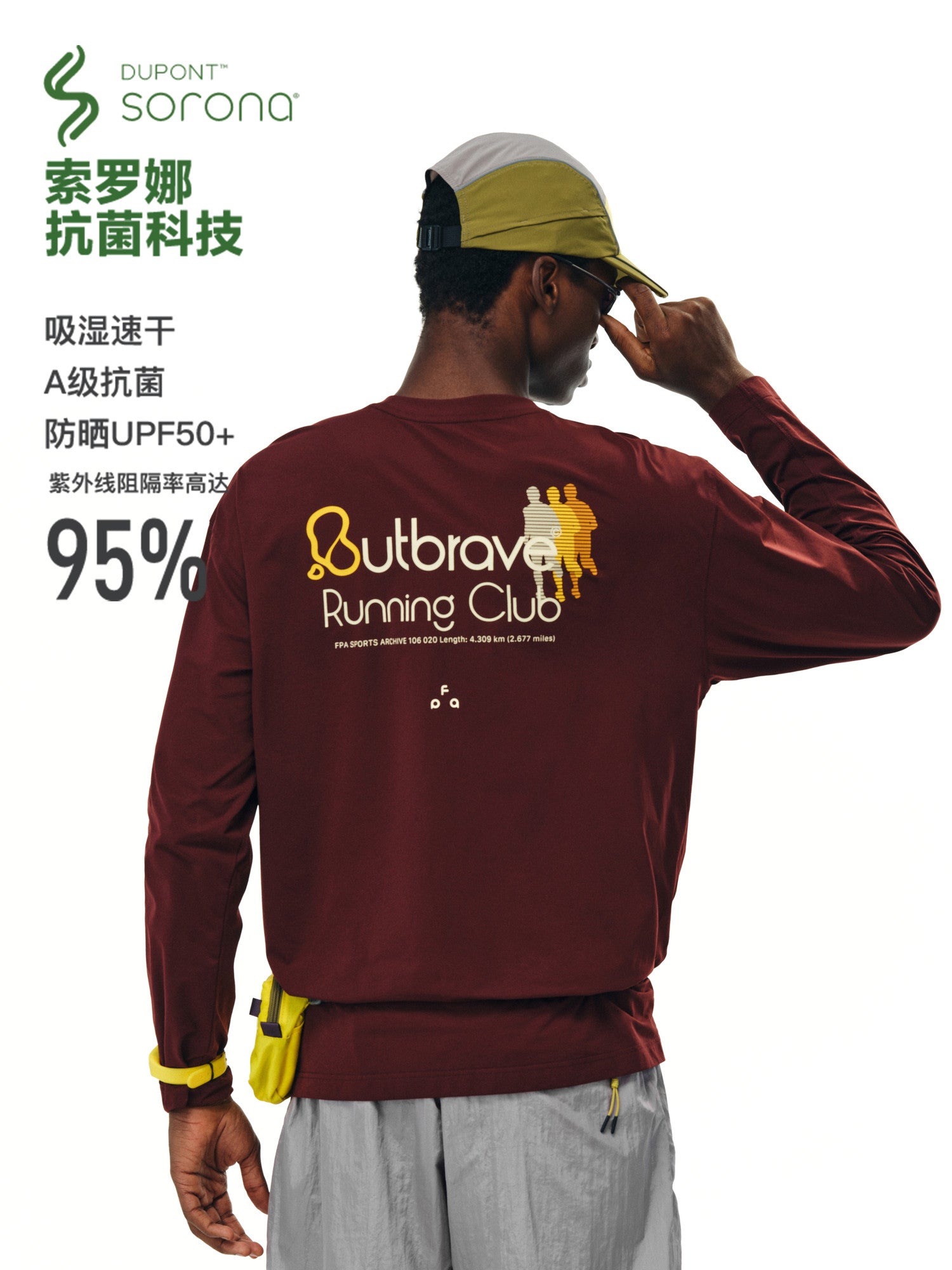 FPA Antimicrobial Sorona Quick-Dry UPF50+ Sun Protection Long Sleeve 2026 Autumn New Outdoor Sports Couple T-Shirt