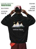 FPA Unidirectional Moisture-Wicking Fleece-Lined Outdoor Thermal Printed Hoodie