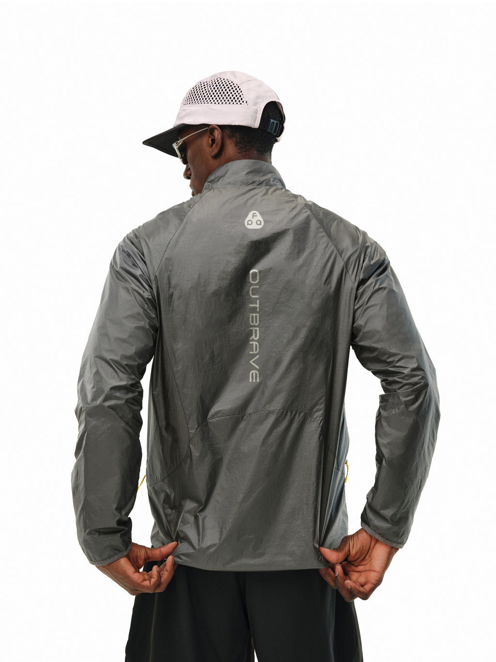 FPA Printed Structure Jacket Casual Stand Collar Lightweight Couple Spring/Autumn National Trend Outdoor Thin Men's Jacket