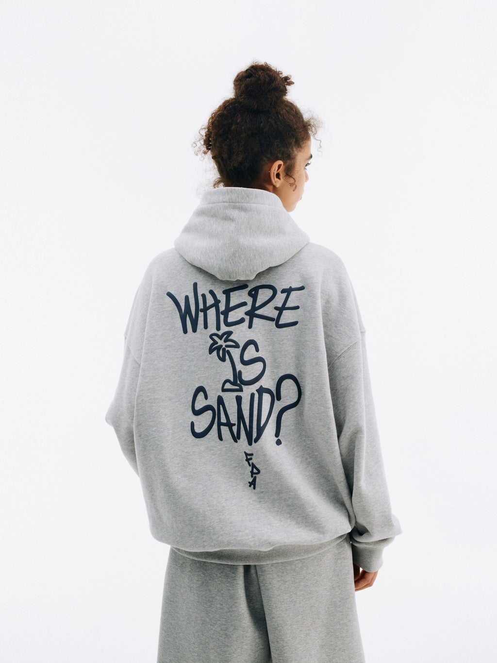 FPA Beach Graffiti Foam Hoodie – Autumn Casual Loose Heavyweight Unisex Chinese Streetwear Hooded Sweatshirt for Men