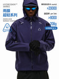 FPA Lightweight Outdoor Hiking Jacket with Hood, Waterproof and Windproof Purple Men's Jacket