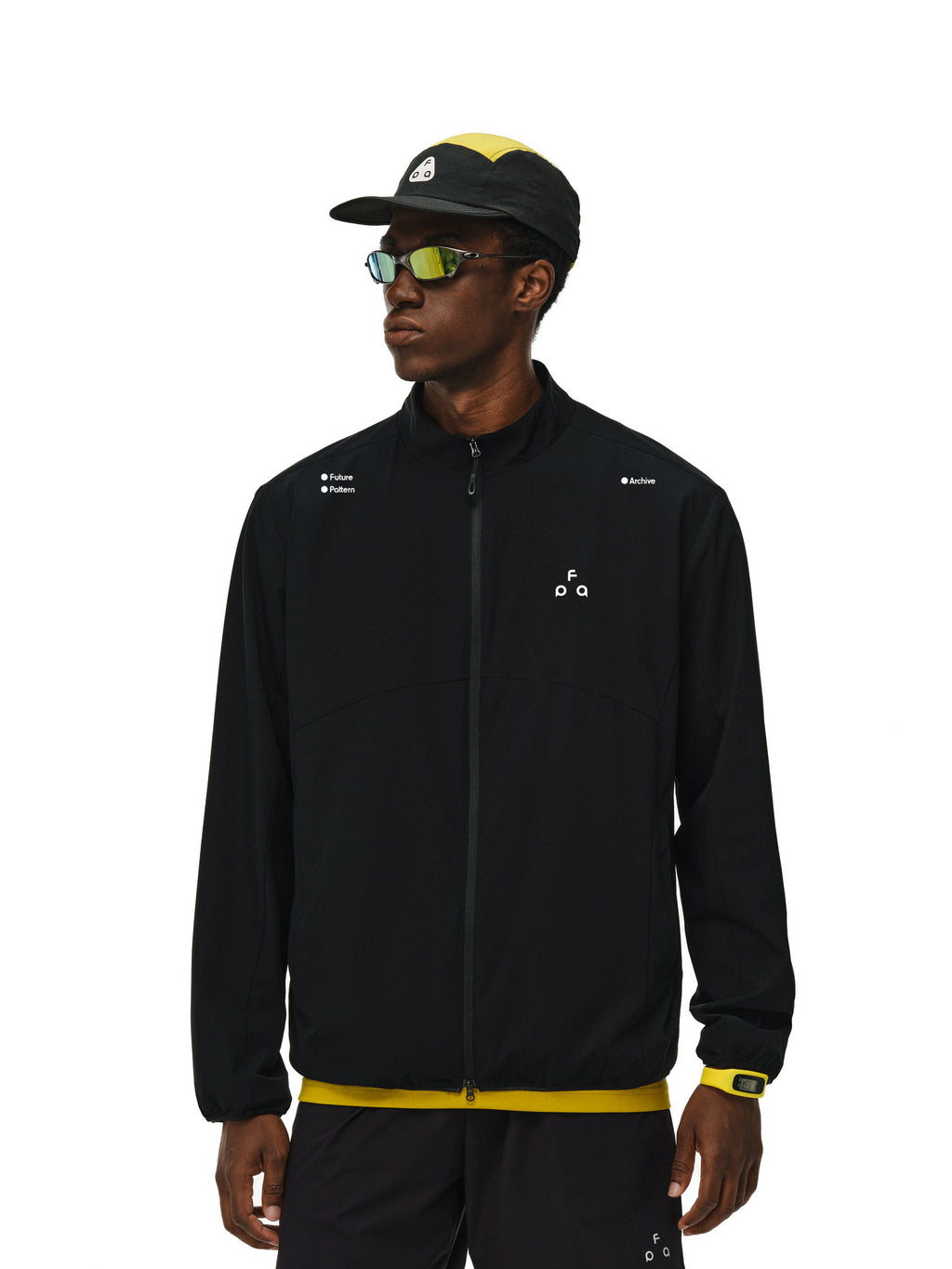 FPA Sports Running Jacket Basic Logo Outdoor Casual Zip-Up Stand Collar Lightweight Couple Spring Autumn Jacket for Men