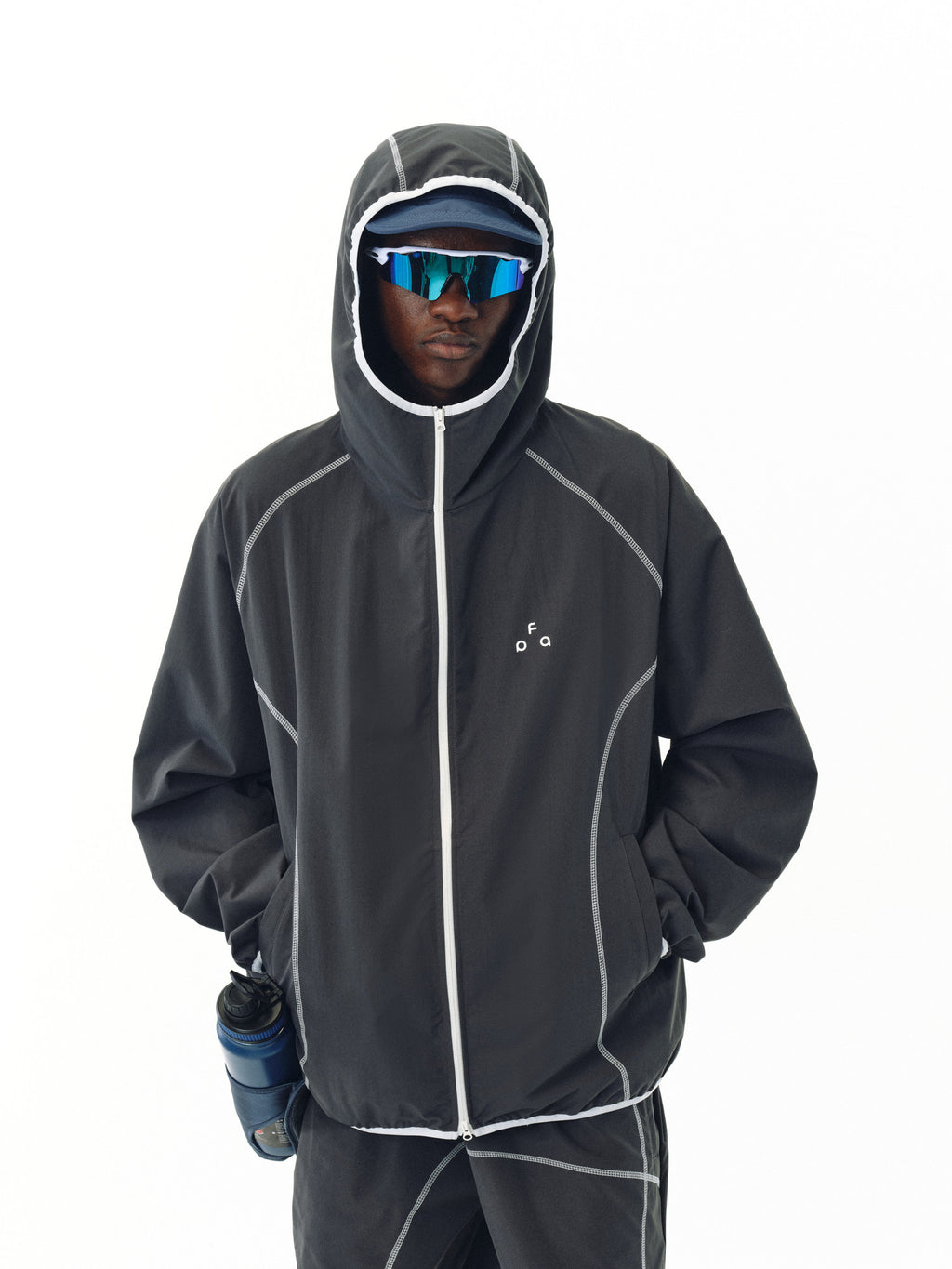 FPA UPF50+ Lightweight Training Zip-Up Jacket – Unisex Loose-Fit Sun Protection Layer for Spring/Summer