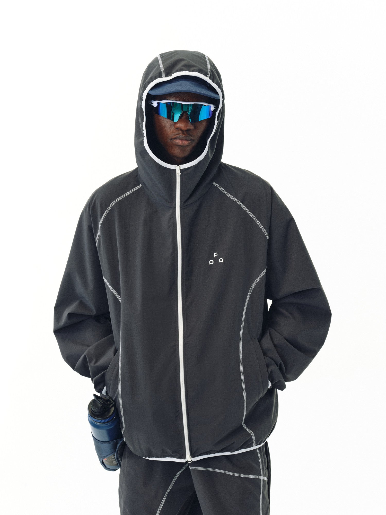 FPA UPF50+ Lightweight Training Zip-Up Jacket – Unisex Loose-Fit Sun Protection Layer for Spring/Summer